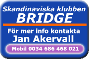 Skandinaviska Klubben Bridges Adress och tfn.